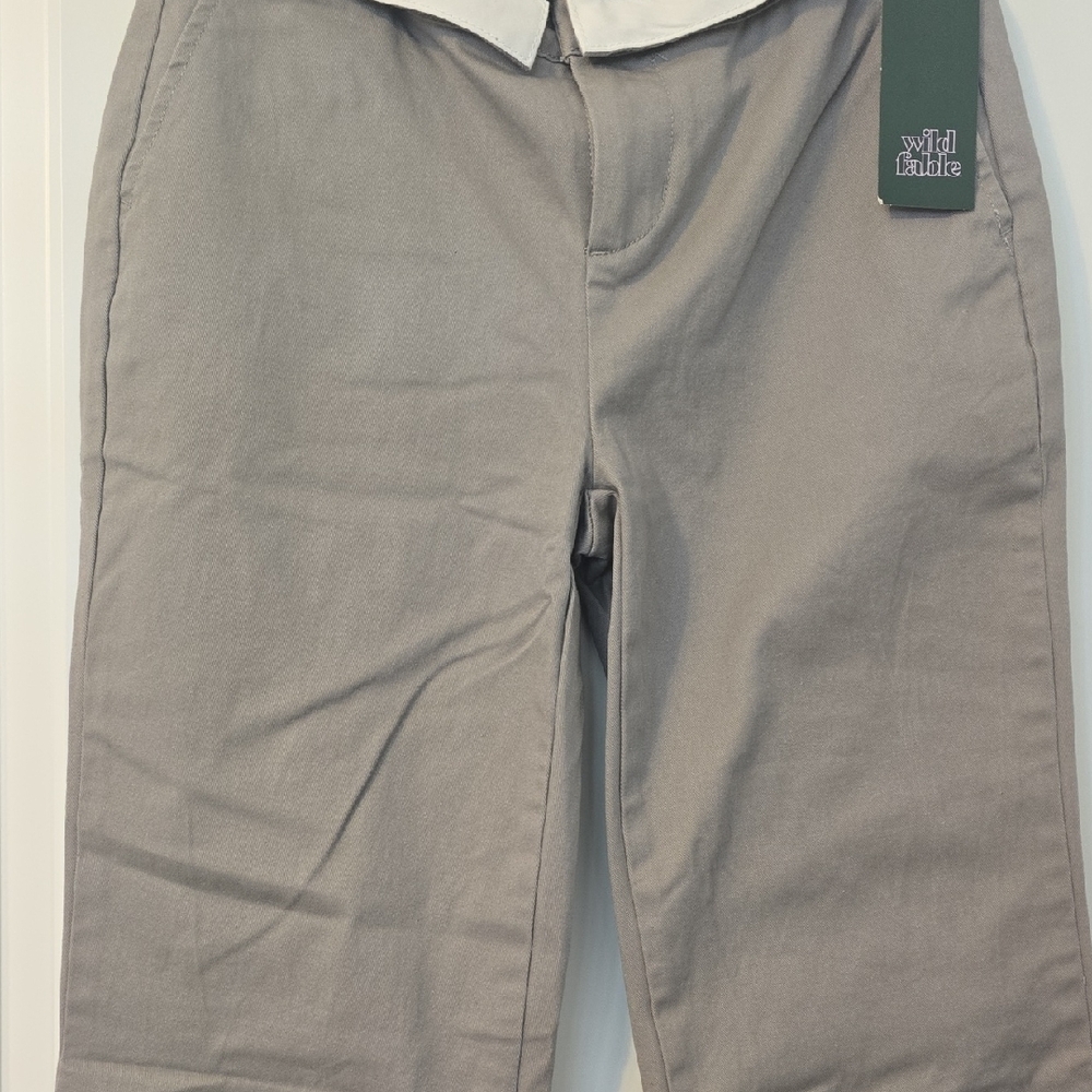 Target Wild Fable Gray Pants with White And Black Trim. Size 00. NWT - Picture 6 of 16